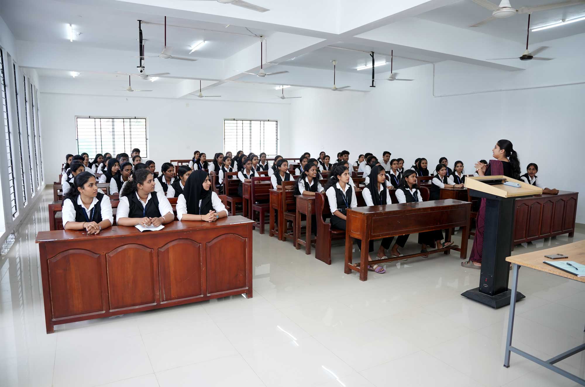 Students participating in debate and moot court activities at CSI College for Legal Studies